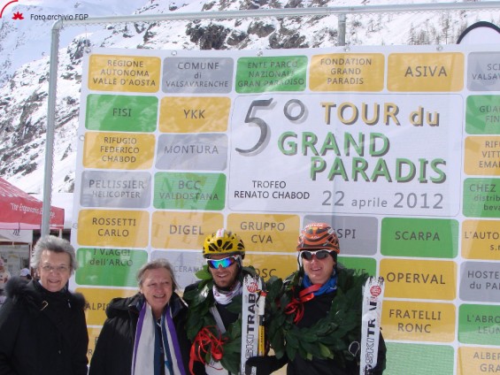 Tour du Grand Paradis 2012-vincitori - Foto Archivio FGP