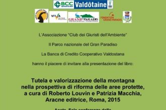 Tutela e valorizzazione della montagna nella prospettiva di riforma delle aree protette