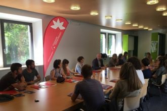 2016-09-02 Fondation Grand Paradis ospita la prima tappa del viaggio studio di ReStartAlp incontrando i futuri imprenditori dell'area alpina