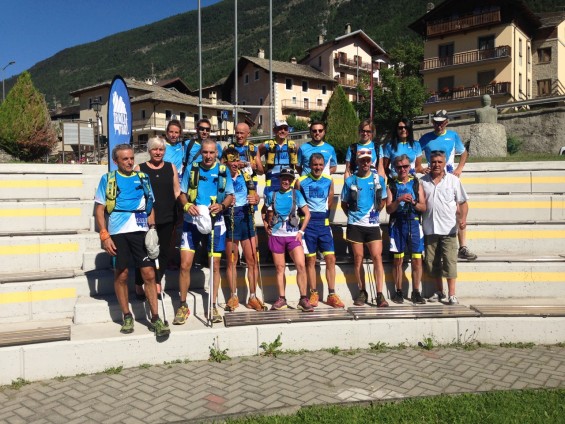 Foto di gruppo arrivo