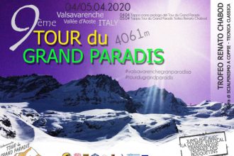 volantino nono tour di gran paradis 4 e 5 aprile 2020